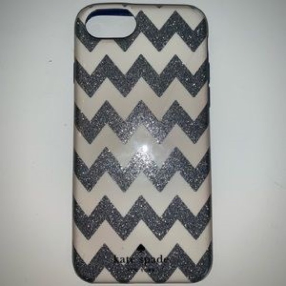 Kate Spade Glitter Chevron Phone Case